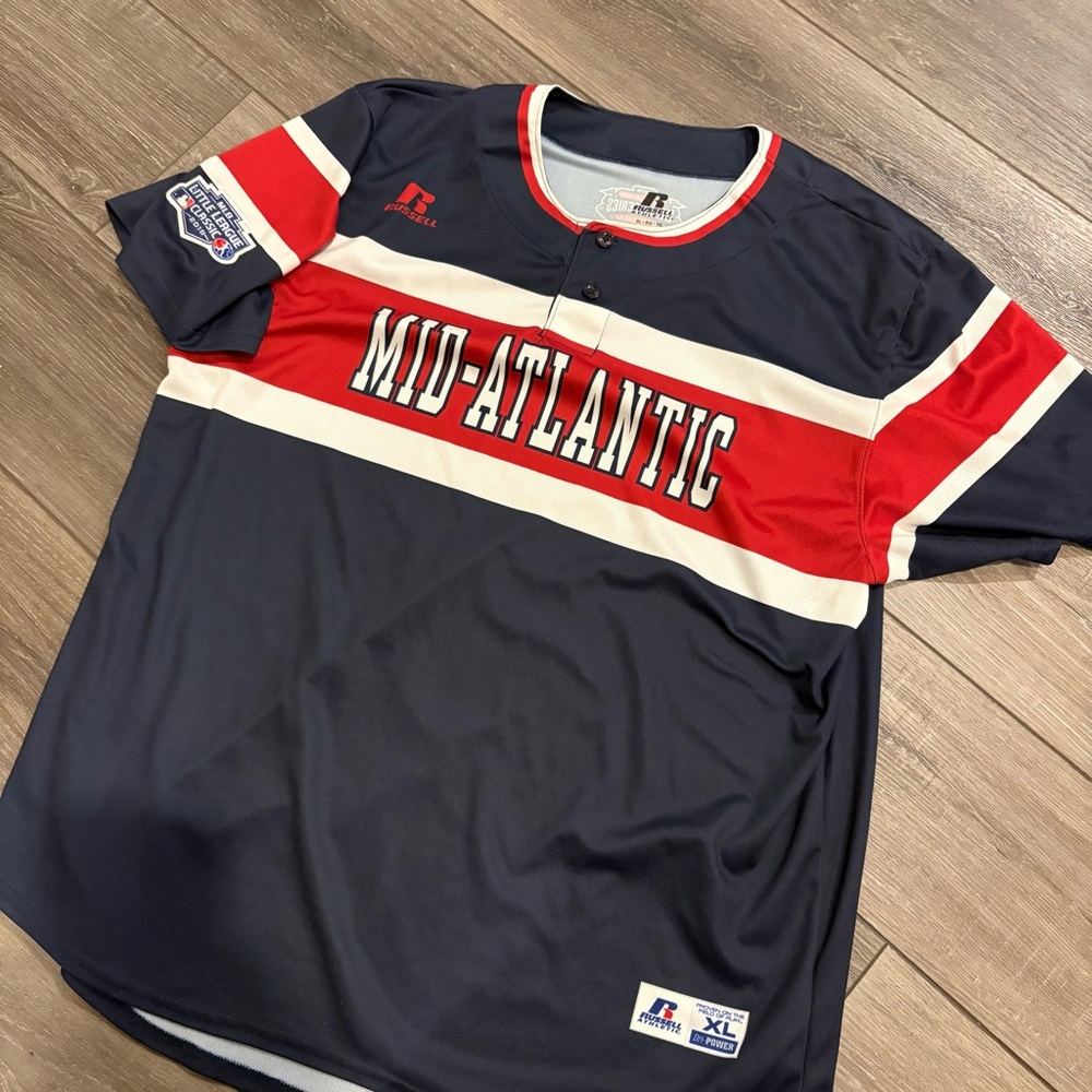 Russell Athletic Little League World Series Mid-Atlantic Jersey Men’s XL LLWS